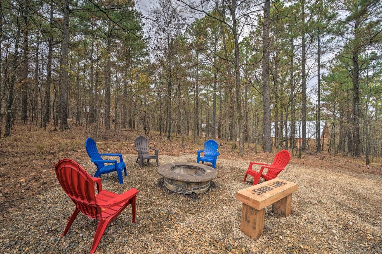 Luxury Cabin In The Woods With Hot Tub And Yard Games! Брокен-Боу Екстер'єр фото