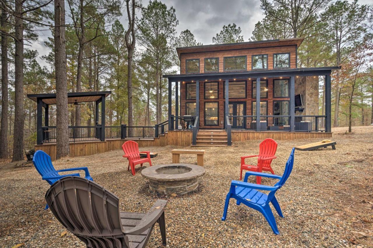 Luxury Cabin In The Woods With Hot Tub And Yard Games! Брокен-Боу Екстер'єр фото