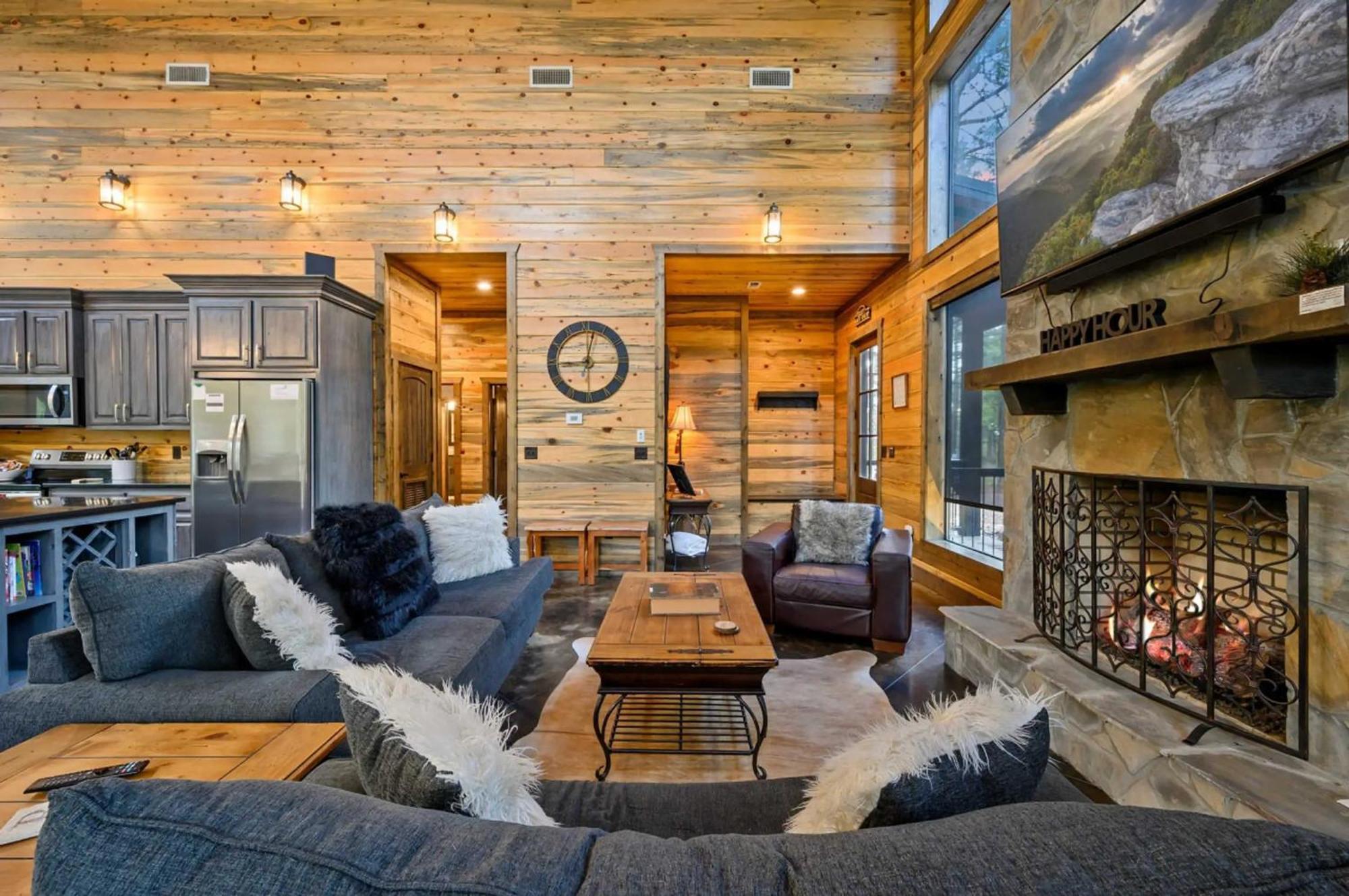 Luxury Cabin In The Woods With Hot Tub And Yard Games! Брокен-Боу Екстер'єр фото