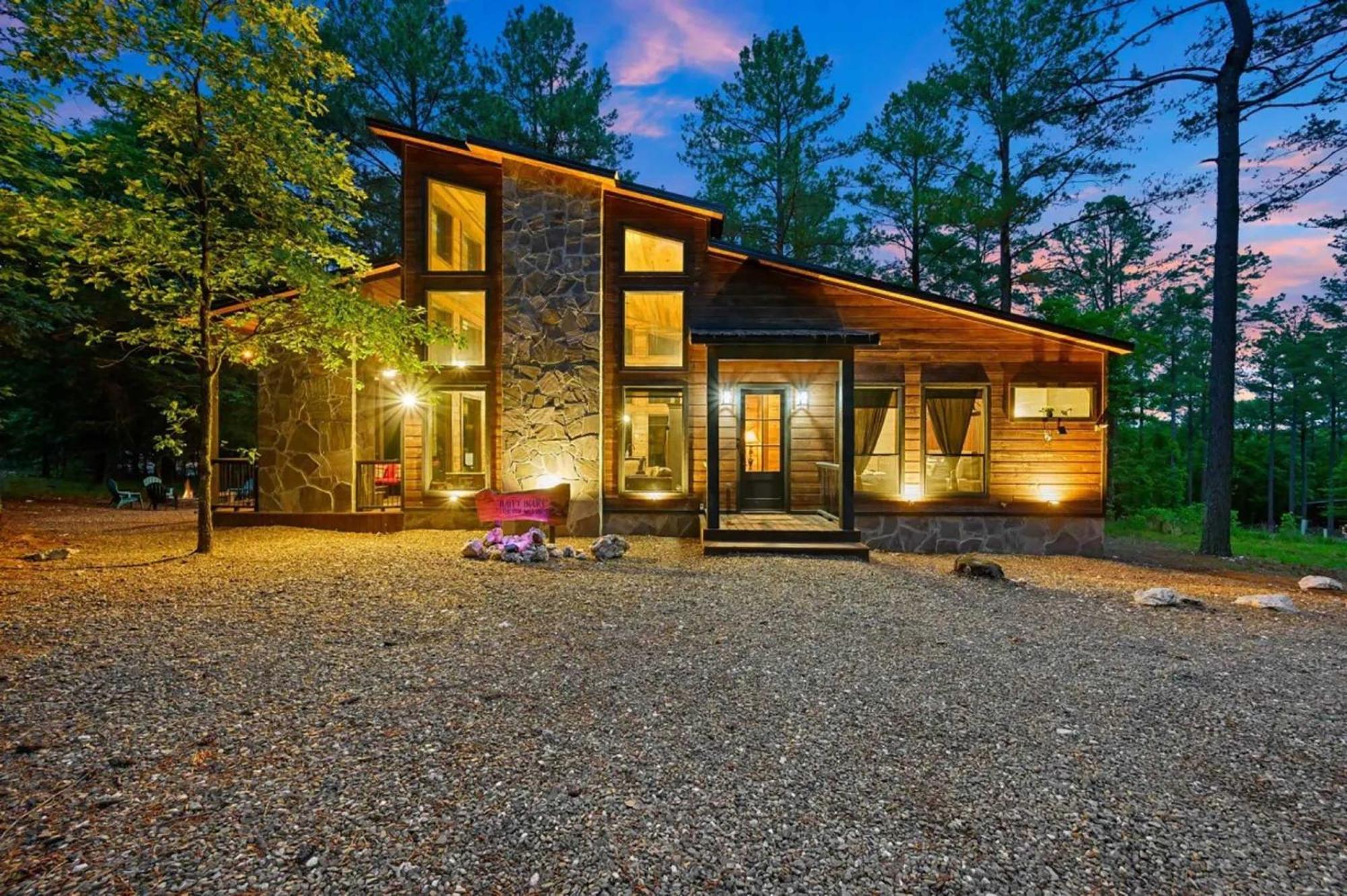 Luxury Cabin In The Woods With Hot Tub And Yard Games! Брокен-Боу Екстер'єр фото