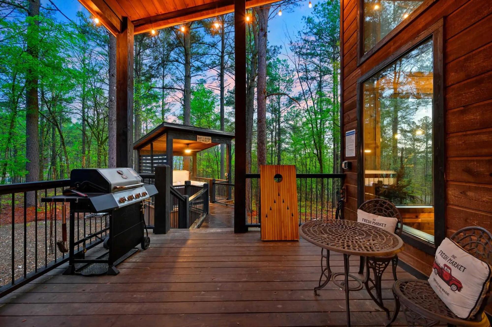 Luxury Cabin In The Woods With Hot Tub And Yard Games! Брокен-Боу Екстер'єр фото